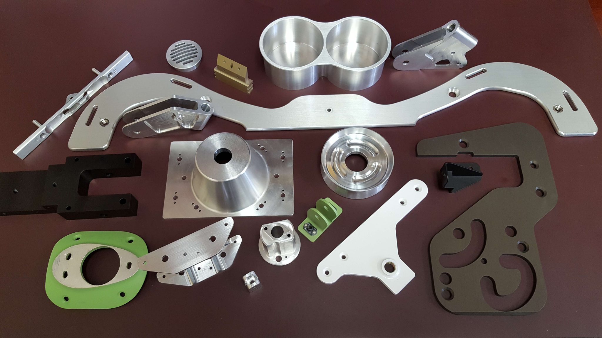 various aluminum parts