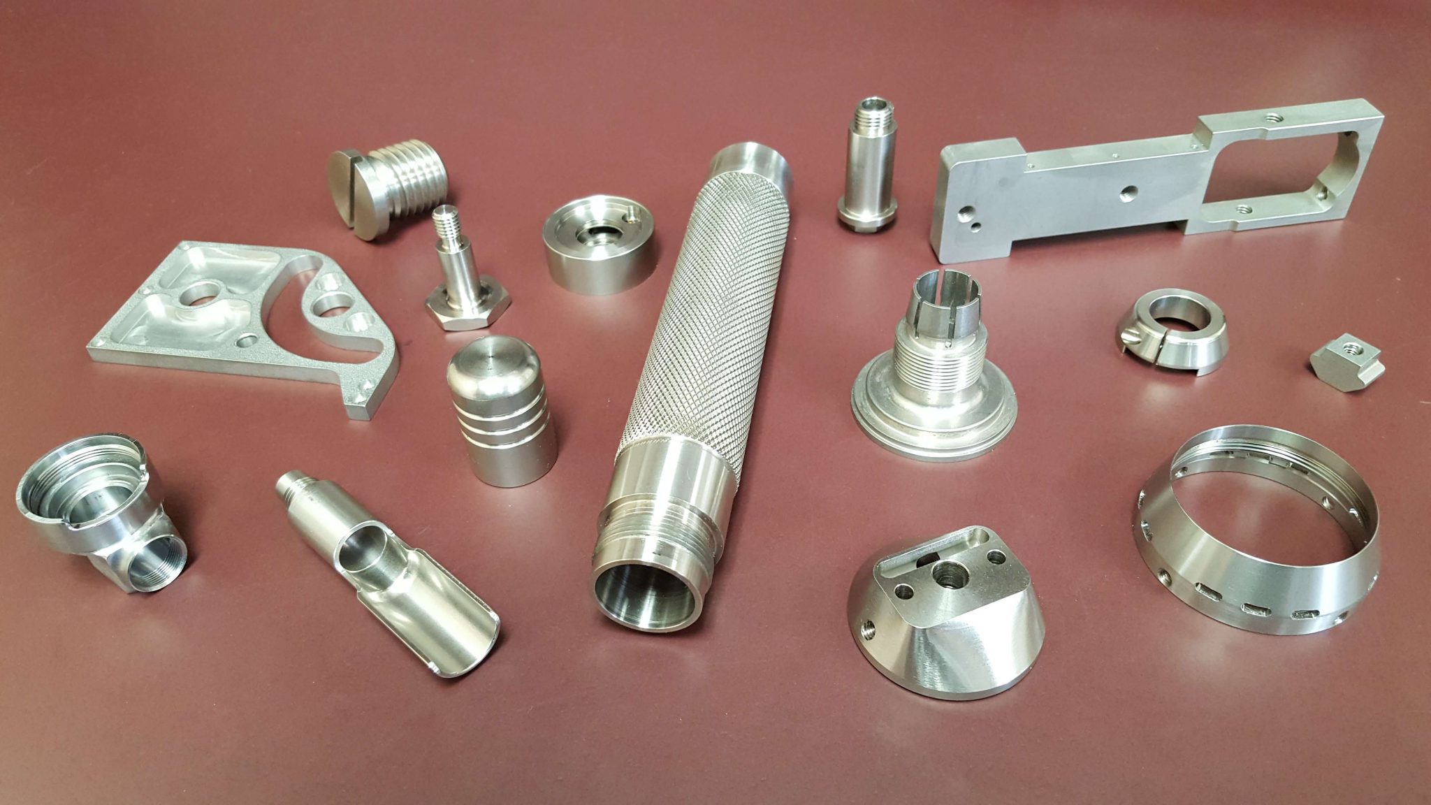 various stainless steel parts
